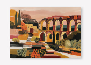 Arched in Time (Landscape) art print - by SubTropic Art