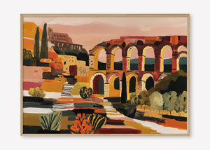 Arched in Time (Landscape) art print - by SubTropic Art