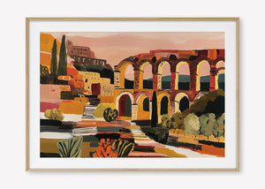 Arched in Time (Landscape) art print - by SubTropic Art