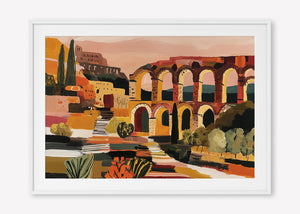 Arched in Time (Landscape) art print - by SubTropic Art