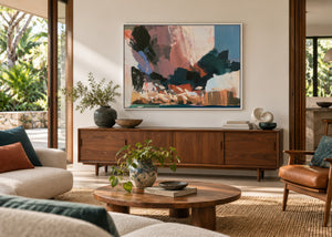 Beneath the Cliffs (Landscape) - - SubTropic Art