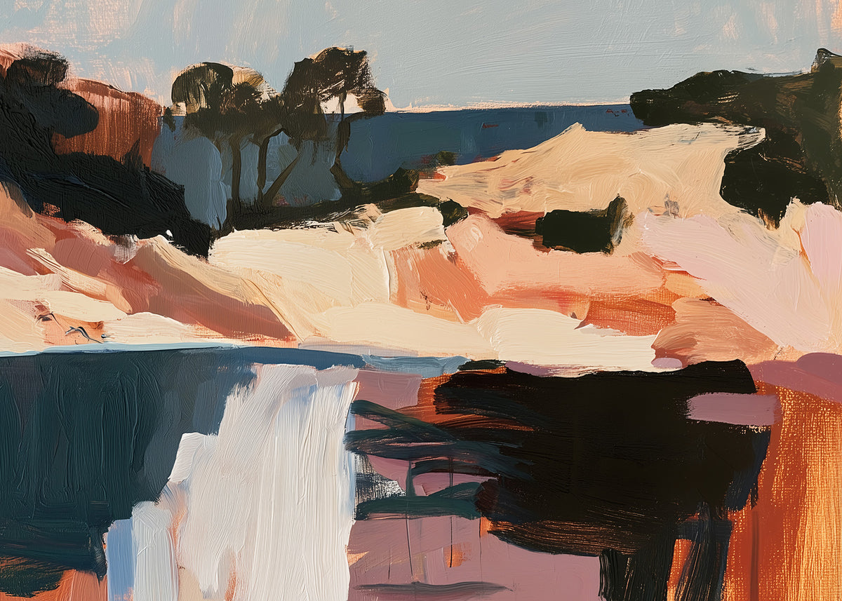 Coastal Solitude (Landscape) - Print Unframed No frame - SubTropic Art