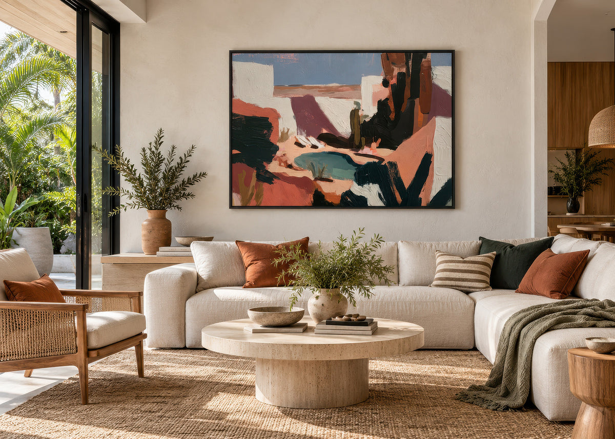 Desert Hideaway (Landscape) - - SubTropic Art