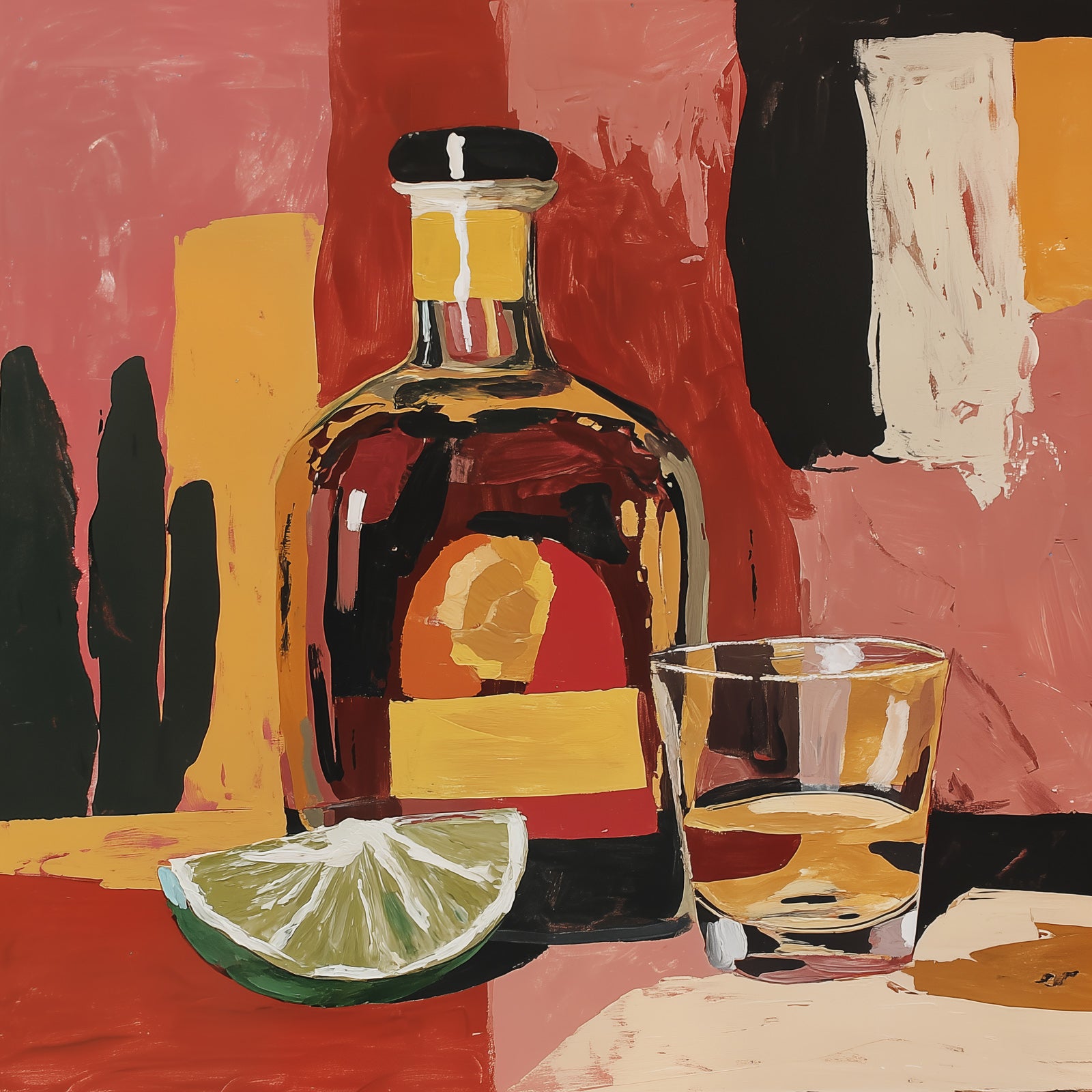 Dusk Elixir (Square) art print - by SubTropic Art