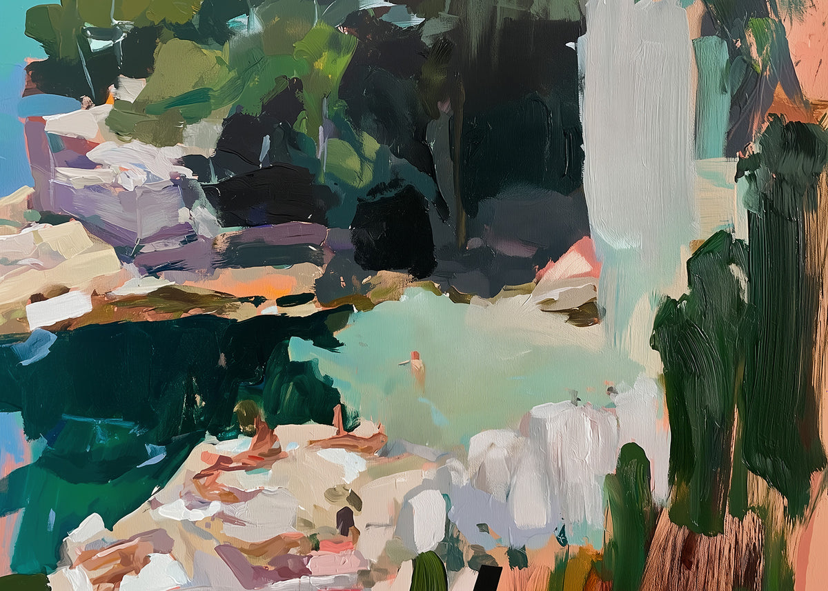 Hidden Cove (Landscape) - Print Unframed No frame - SubTropic Art