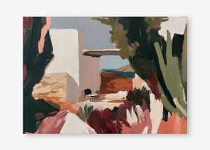 Mediterranean Moments (Landscape) - Canvas Stretched No frame - SubTropic Art