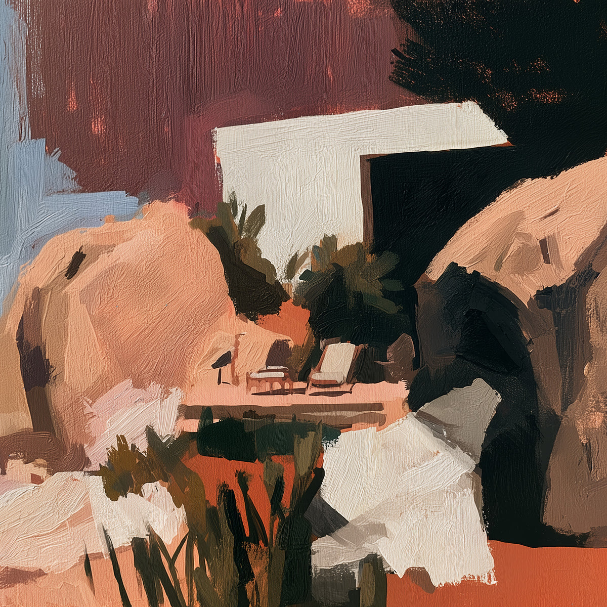 Somewhere in the Sun (Square) - Print Unframed No frame - SubTropic Art