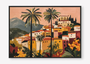 Stacked Horizons (Landscape) art print - by SubTropic Art