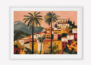 Stacked Horizons (Landscape) art print - by SubTropic Art
