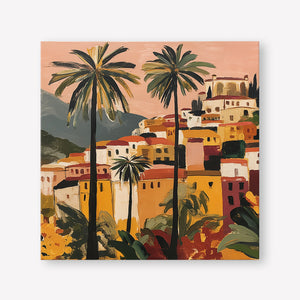 Stacked Horizons (Square) art print - by SubTropic Art