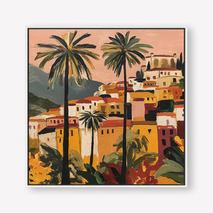 Stacked Horizons (Square) art print - by SubTropic Art