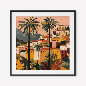 Stacked Horizons (Square) art print - by SubTropic Art
