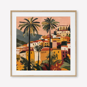 Stacked Horizons (Square) art print - by SubTropic Art