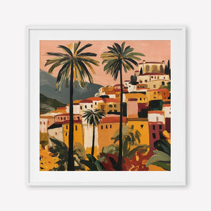 Stacked Horizons (Square) art print - by SubTropic Art
