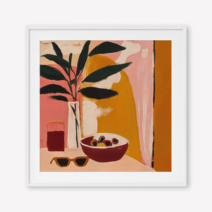 Stay a While (Square) art print - by SubTropic Art
