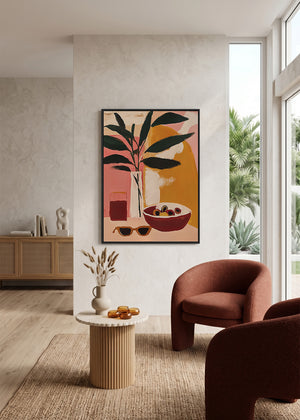 Stay a While (Portrait) art print - by SubTropic Art