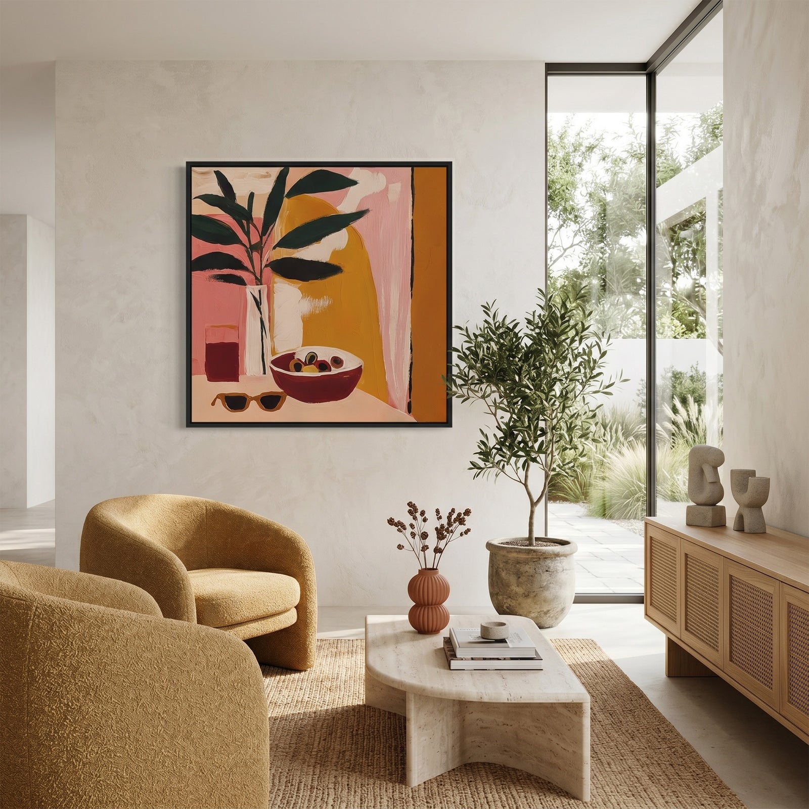 Stay a While (Square) art print - by SubTropic Art