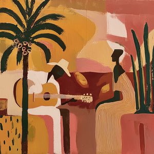 Sunset Serenades (Square) art print - by SubTropic Art