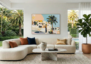 Sunset Shore (Landscape) - - SubTropic Art