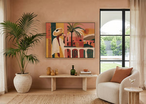The Balcony (Landscape) art print - by SubTropic Art