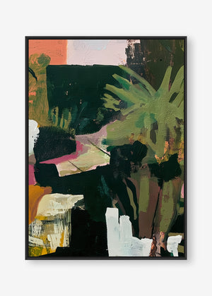 Tropical Daydream (Portrait) - Canvas Box Framed Black - SubTropic Art