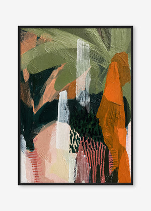 Untamed Paradise (Portrait) - Print Framed Black - SubTropic Art