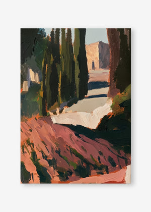 Vineyard Days (Portrait) - Canvas Stretched No frame - SubTropic Art