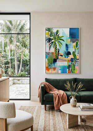 Aegean Retreat (Portrait) - - SubTropic Art