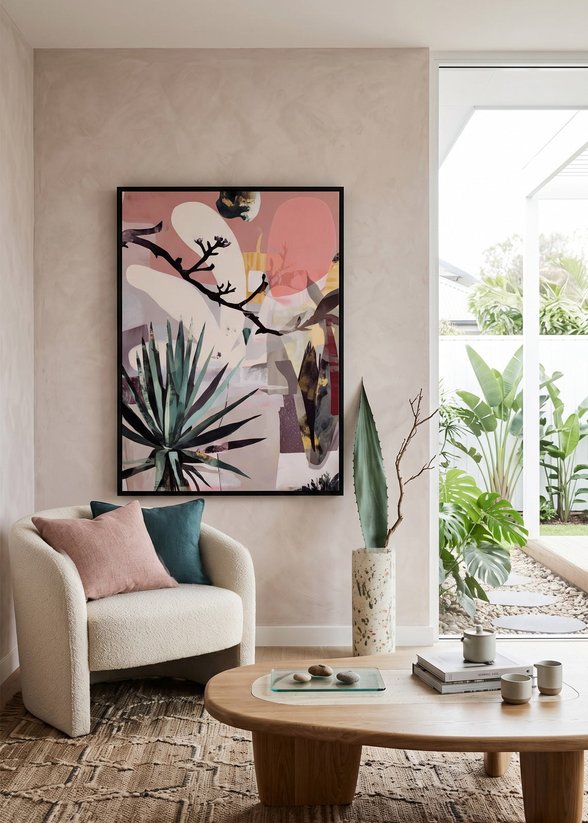 Agave Echoes (Portrait) - - SubTropic Art