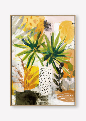 Amber Hour (Portrait) - Canvas Box Framed Oak - SubTropic Art