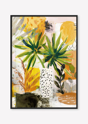 Amber Hour (Portrait) - Print Framed Black - SubTropic Art