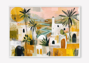 Ancient Passage (Landscape) - Print Framed White - SubTropic Art