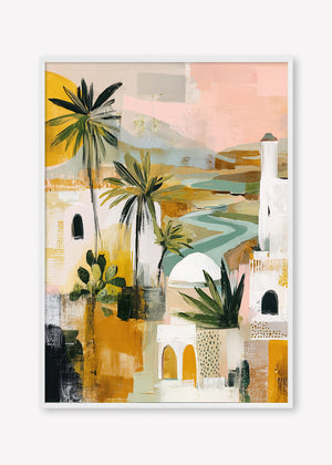 Ancient Passage (Portrait) - Print Framed White - SubTropic Art