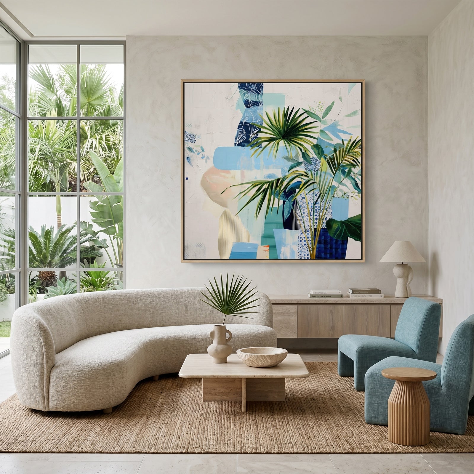 Azure Rewind (Square) - - SubTropic Art