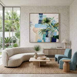Azure Rewind (Square) - - SubTropic Art