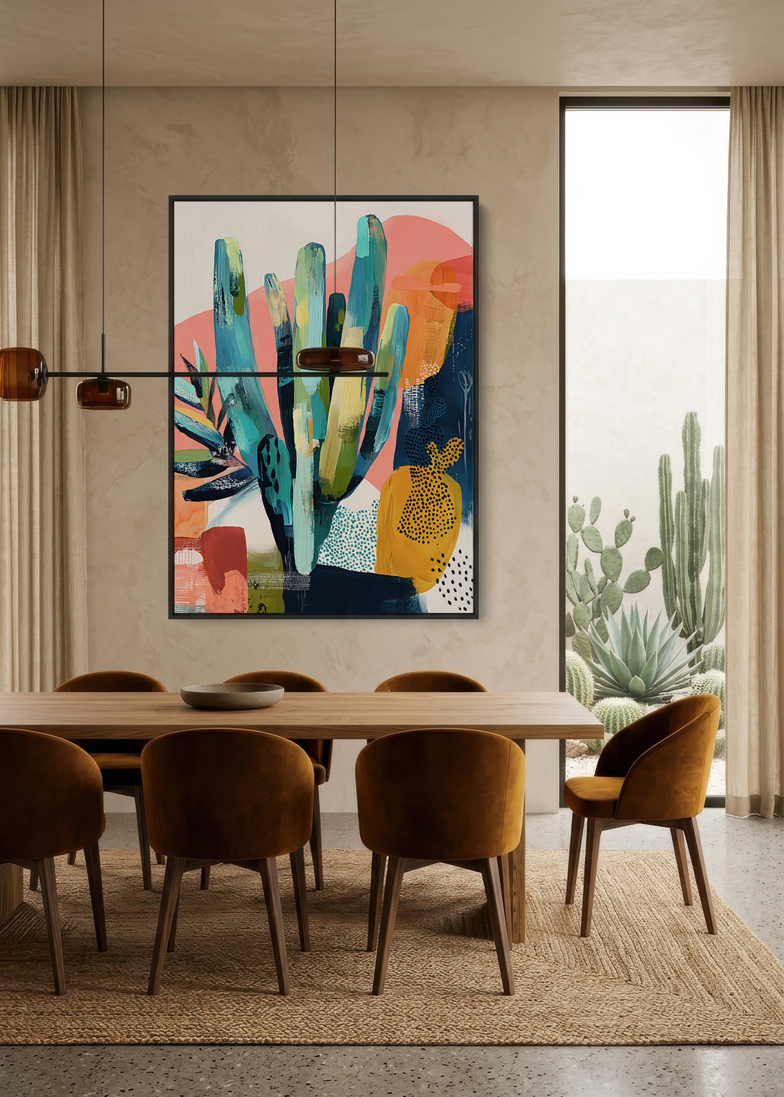 Desert Bloom (Portrait) - - SubTropic Art