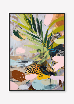 Going Sideways (Portrait) - Print Framed Black - SubTropic Art
