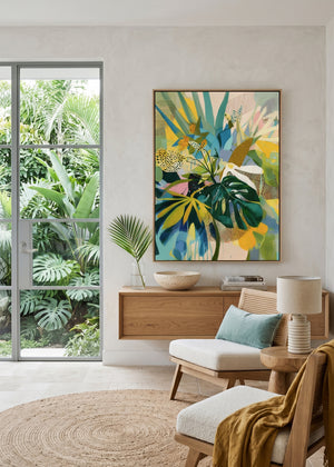 Jungle Reverie (Portrait) - - SubTropic Art