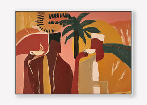 Morning Ritual (Landscape) art print - by SubTropic Art