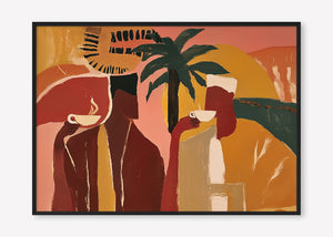 Morning Ritual (Landscape) art print - by SubTropic Art