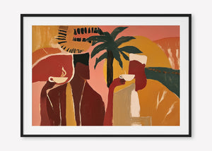 Morning Ritual (Landscape) art print - by SubTropic Art