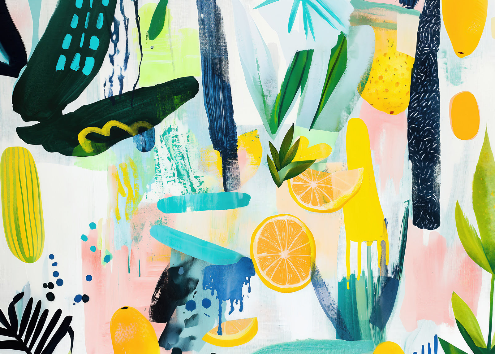 Orange Drips (Landscape)