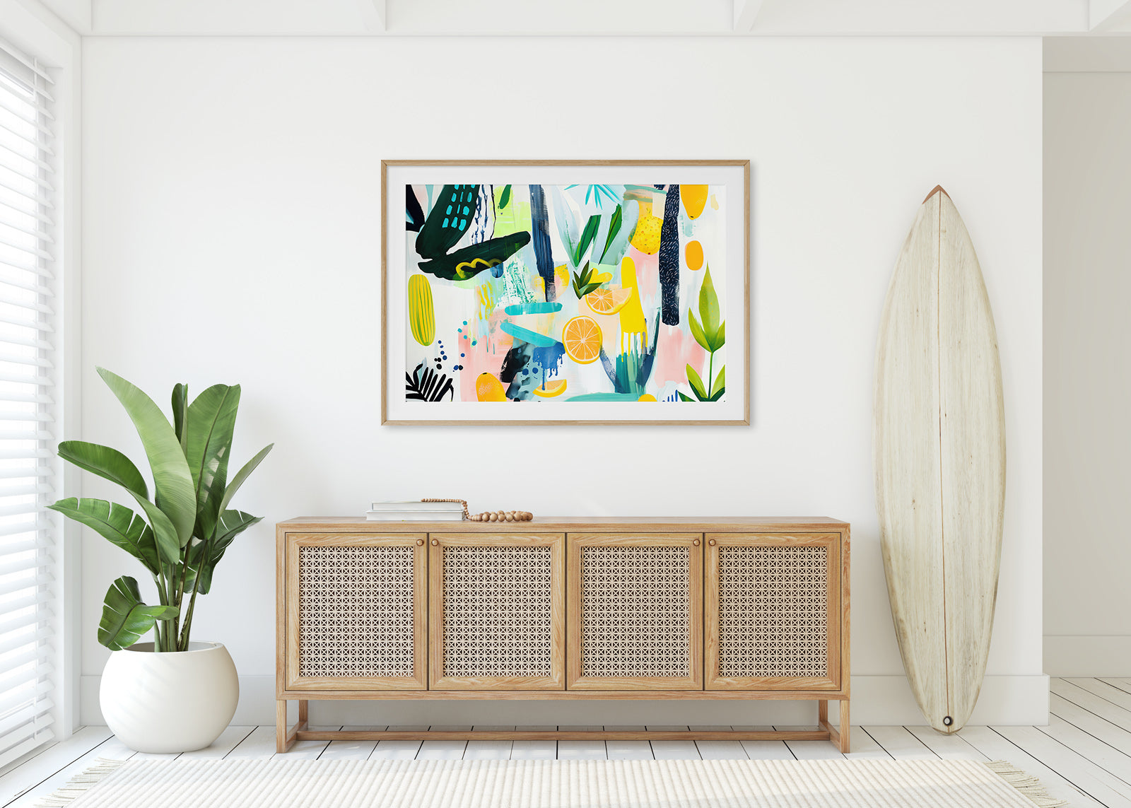 Orange Drips (Landscape)