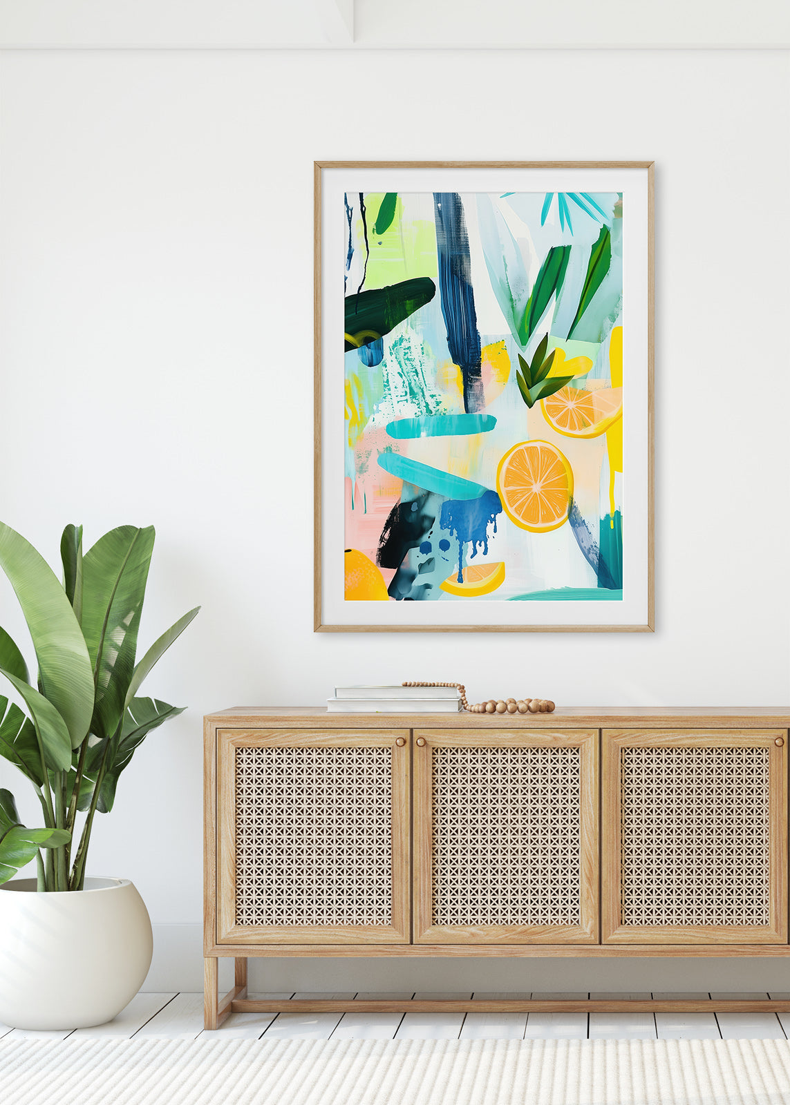 Orange Drips (Portrait)