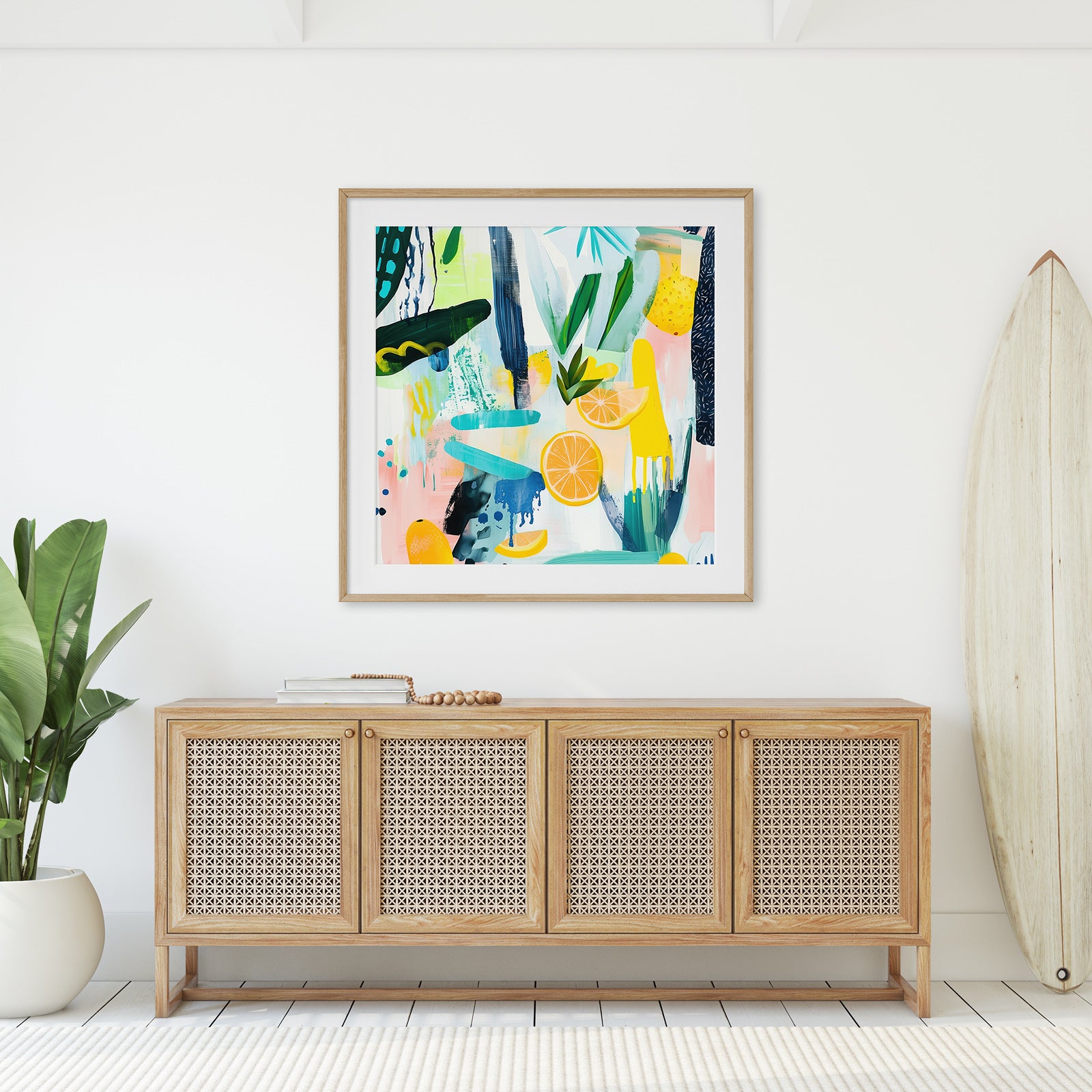 Orange Drips (Square)