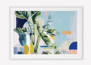 Paradise in Focus (Landscape) - Print Framed with Border White - SubTropic Art