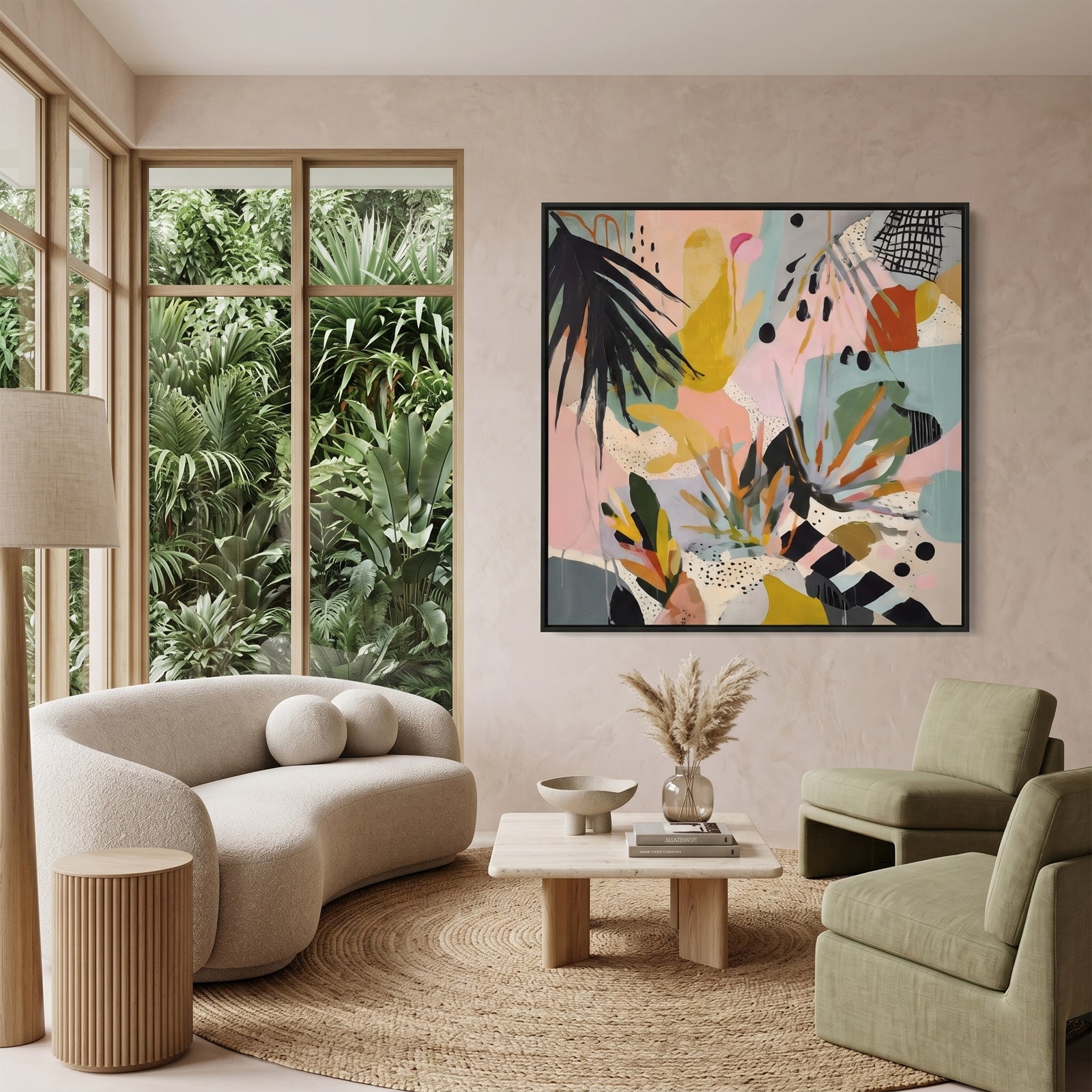Pastel Pop (Square) - - SubTropic Art