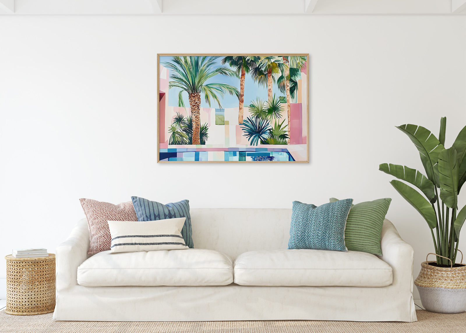 Poolside Serenity (Landscape)