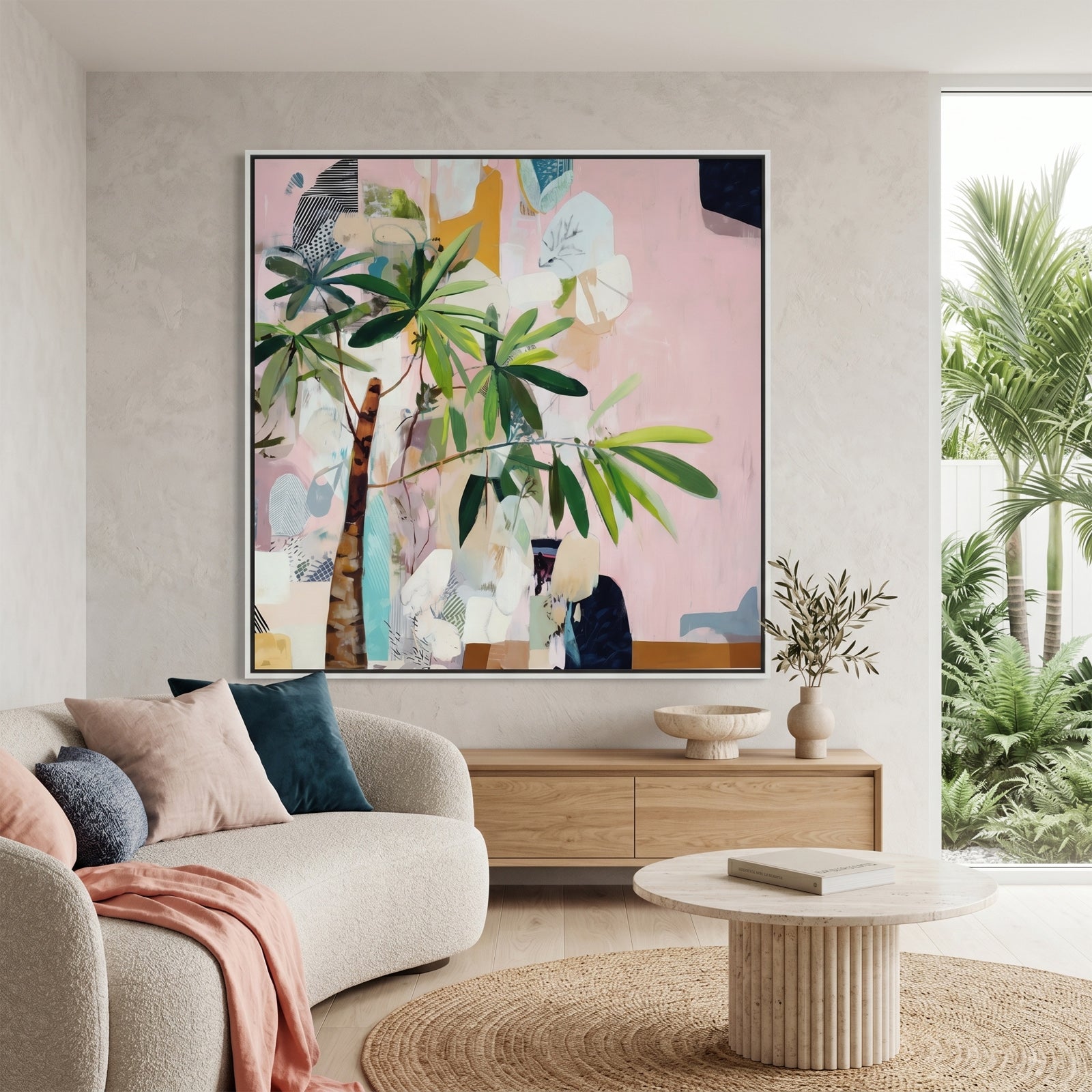 Rose Tinted (Square) - - SubTropic Art