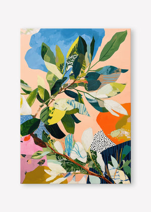 Sunset Espresso (Portrait) - Canvas Stretched No frame - SubTropic Art